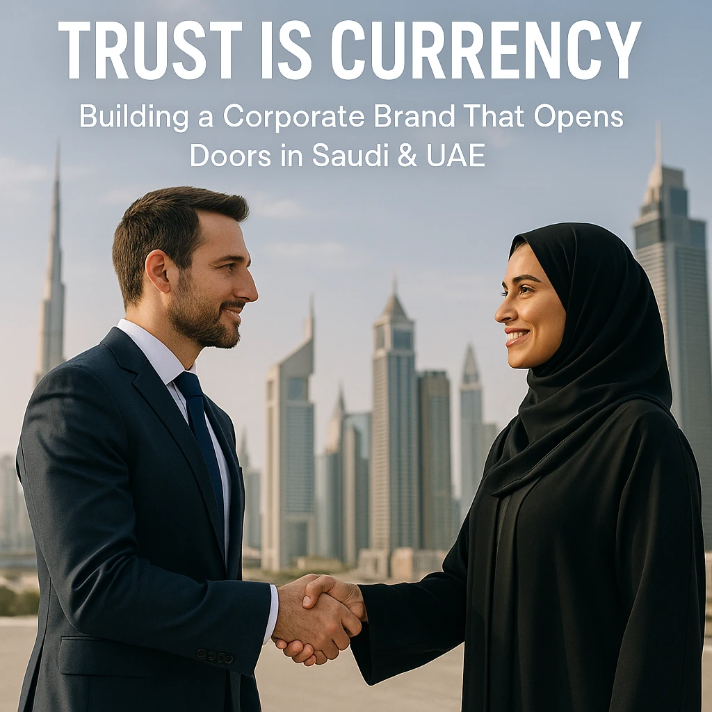 Related to trust is currency: building a corporate brand that opens doors in saudi & uae